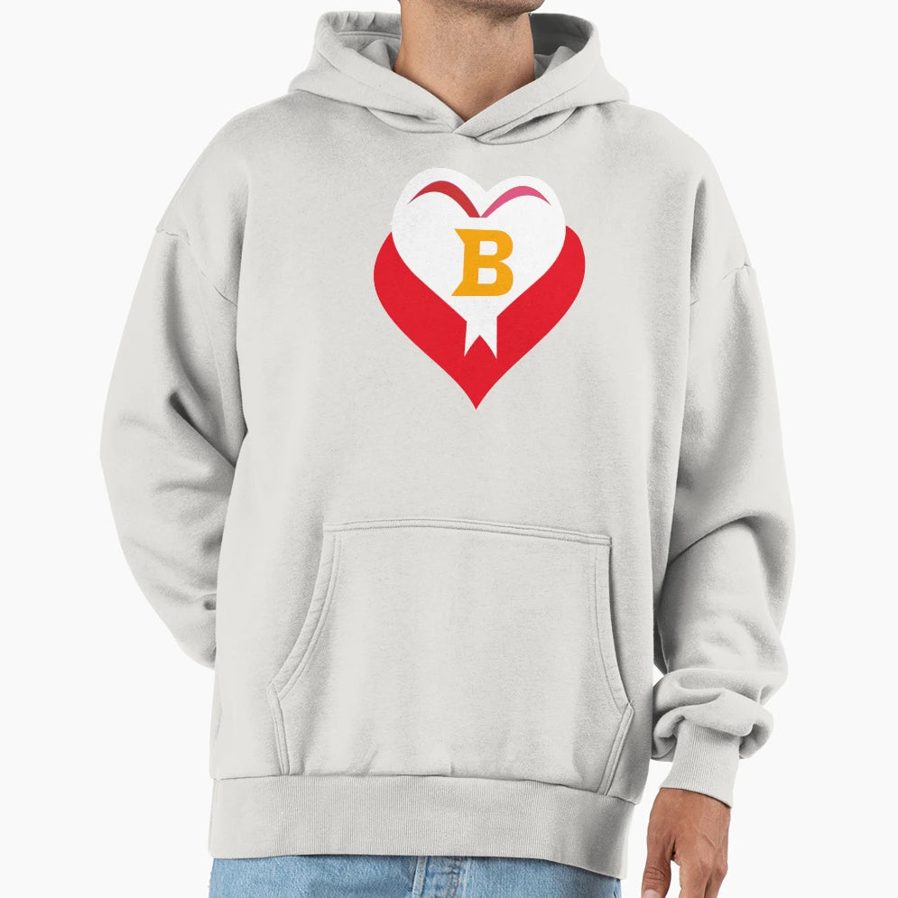 Letter B Hoodie - Unique Graphic Unisex - T-Shirt, Sweatshirt, Hoodie