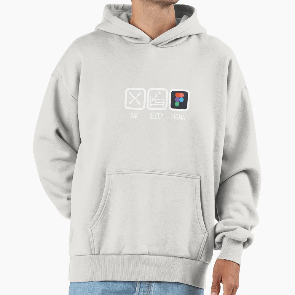 Eat Sleep Figma Hoodie - Trendy Graphic Men Women - T-Shirt, Sweatshirt, Hoodie