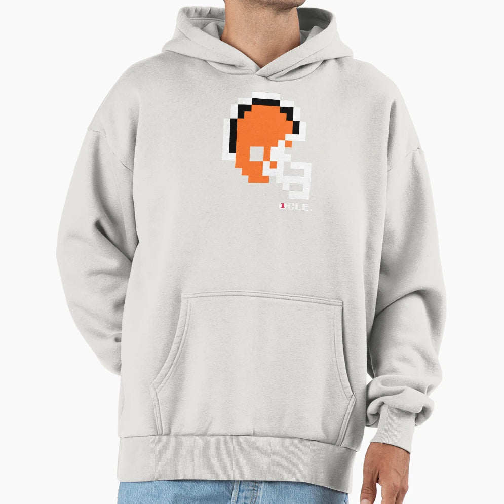 Cle Helmet Tecmo Bowl Hoodie - Streetwear Style Men Women - T-Shirt, Sweatshirt, Hoodie