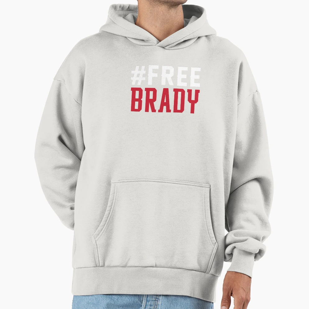 Free Brady Hoodie - Graphic Print Men Women - T-Shirt, Sweatshirt, Hoodie