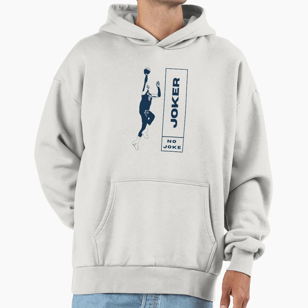 Joker No Joke Nikola Jokic Hoodie - Minimalist Print Unisex - T-Shirt, Sweatshirt, Hoodie