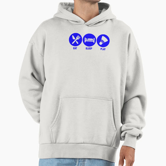 Badminton Shuttlecock Game Bat Hoodie - Casual Everyday Wear for Adults - T-Shirt, Sweatshirt, Hoodie