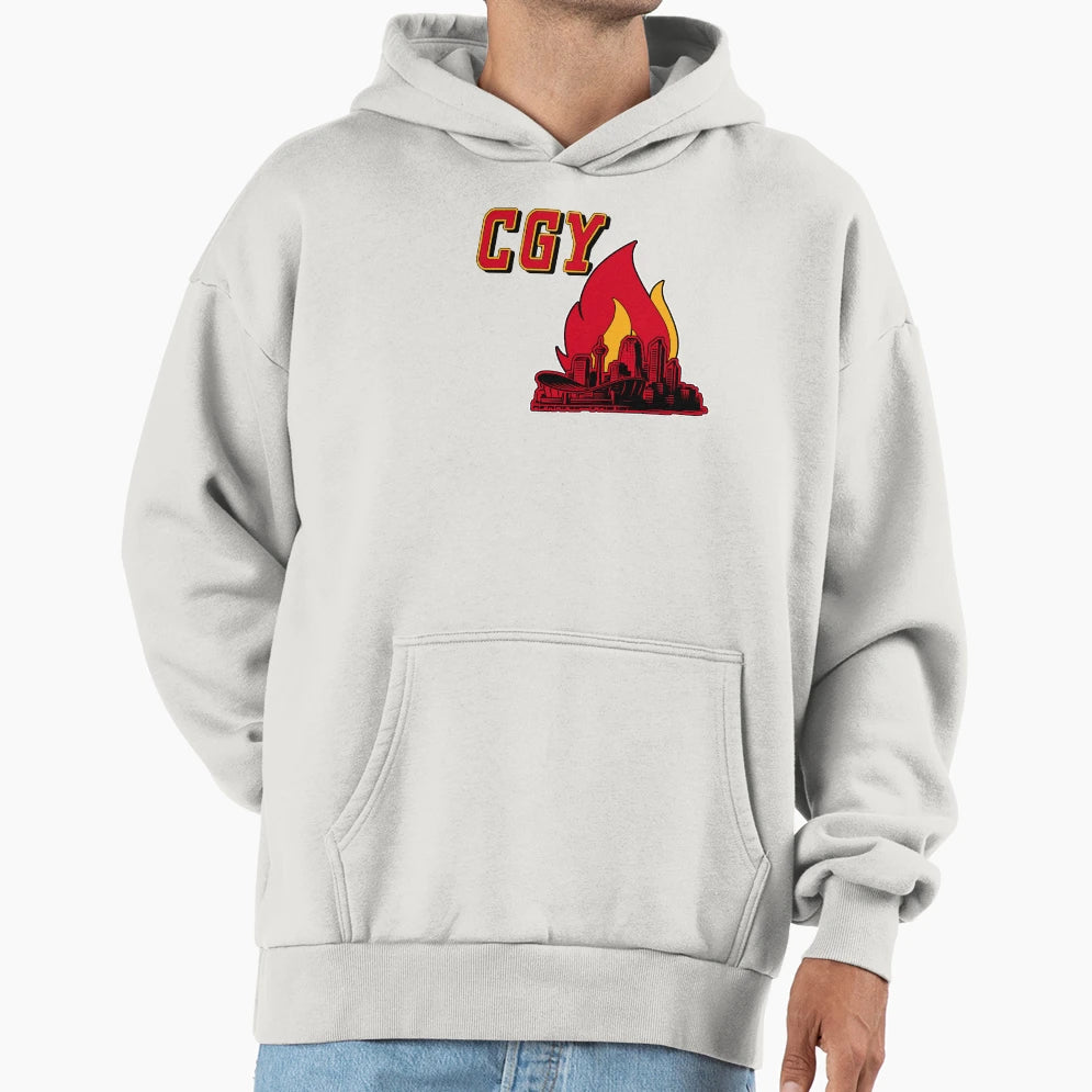 Calgary Busey Logo Hoodie - Minimalist Print Unisex - T-Shirt, Sweatshirt, Hoodie