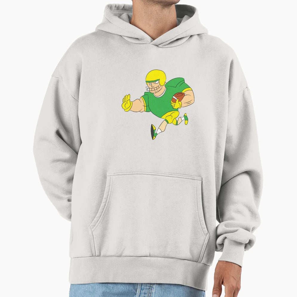 American Football Player Runs Football Hoodie - Unique Graphic for Adults - T-Shirt, Sweatshirt, Hoodie