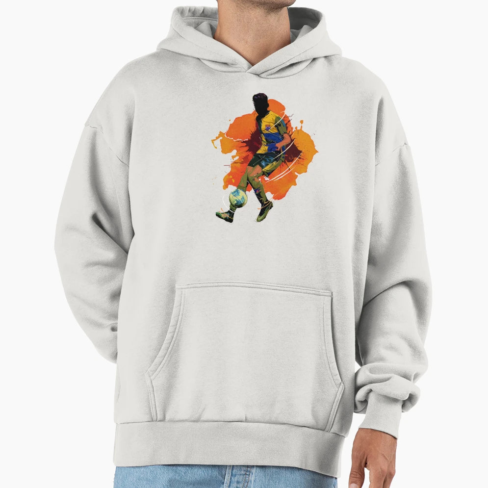 Soccer Player Hoodie - Aesthetic Graphic Men Women - T-Shirt, Sweatshirt, Hoodie