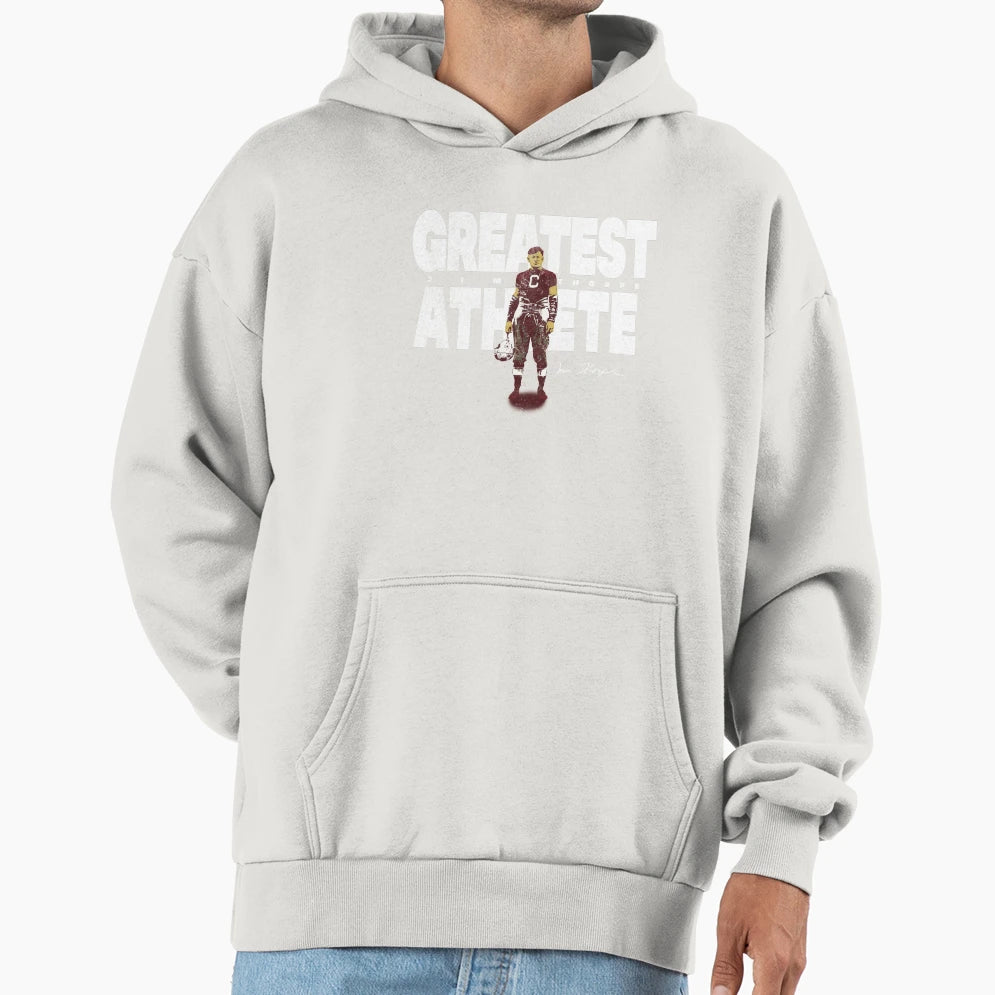 Jim Thorpe Greatest Athlete Hoodie - Custom Art Print Unisex - T-Shirt, Sweatshirt, Hoodie