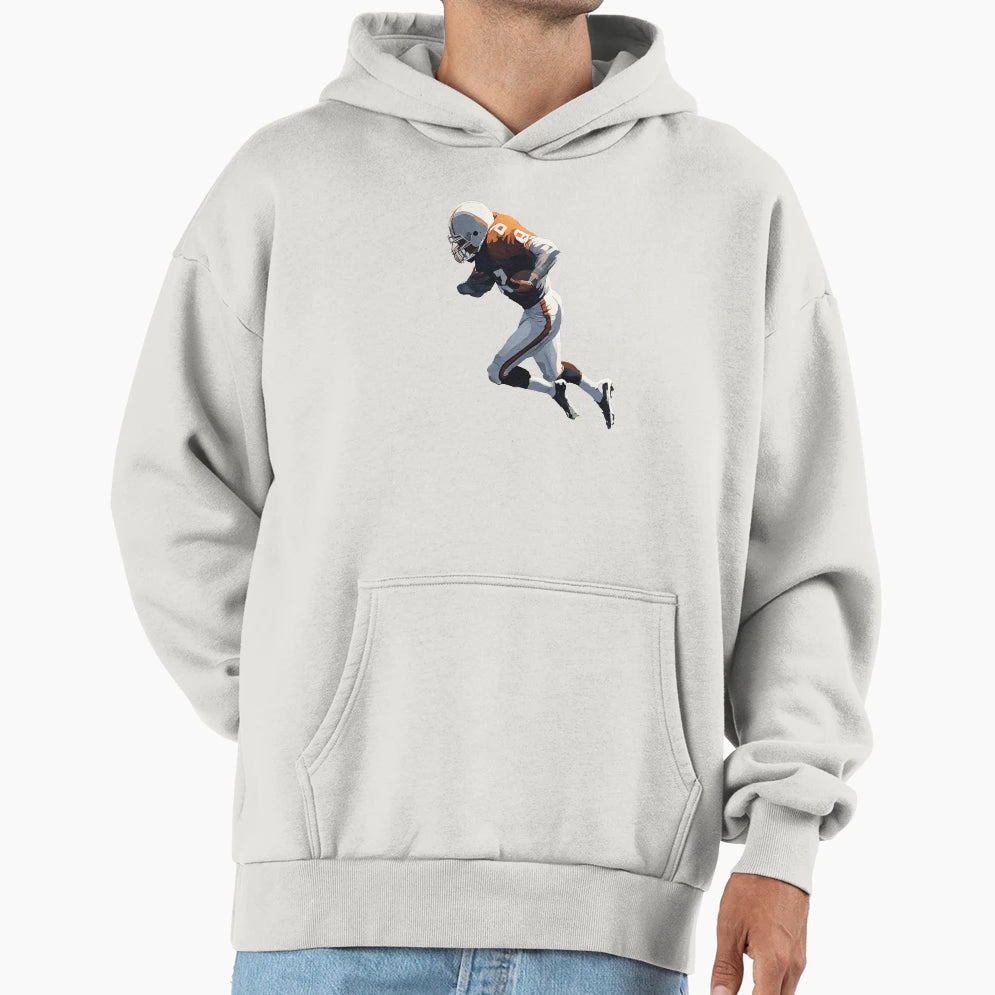 Gridiron Football Player Hoodie - Graphic Print for Adults - T-Shirt, Sweatshirt, Hoodie