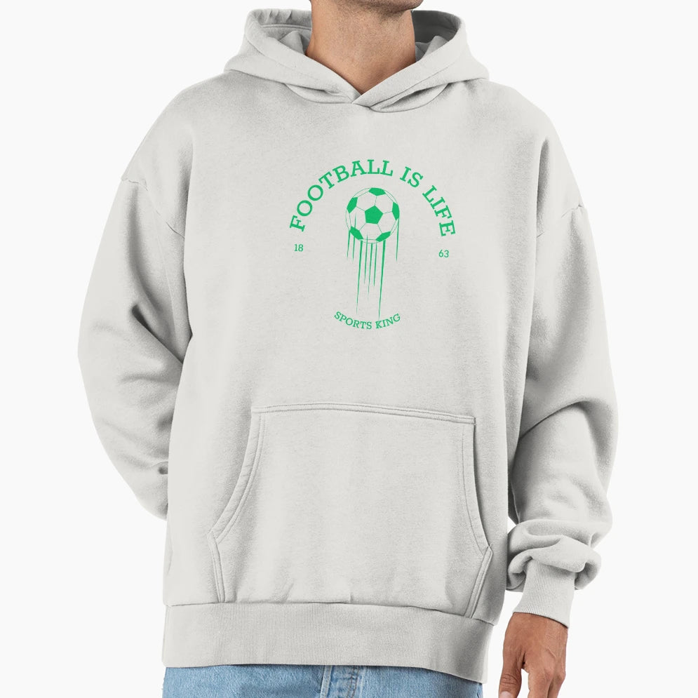 Football Is Life Monarch Sports Football Hoodie - Unique Graphic Unisex - T-Shirt, Sweatshirt, Hoodie