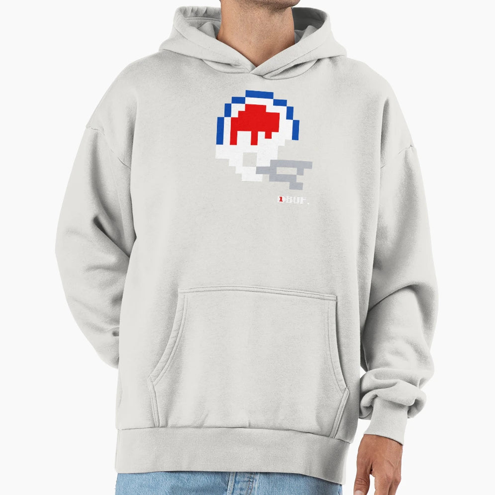 Buf Helmet Tecmo Bowl Hoodie - Trendy Graphic Men Women - T-Shirt, Sweatshirt, Hoodie