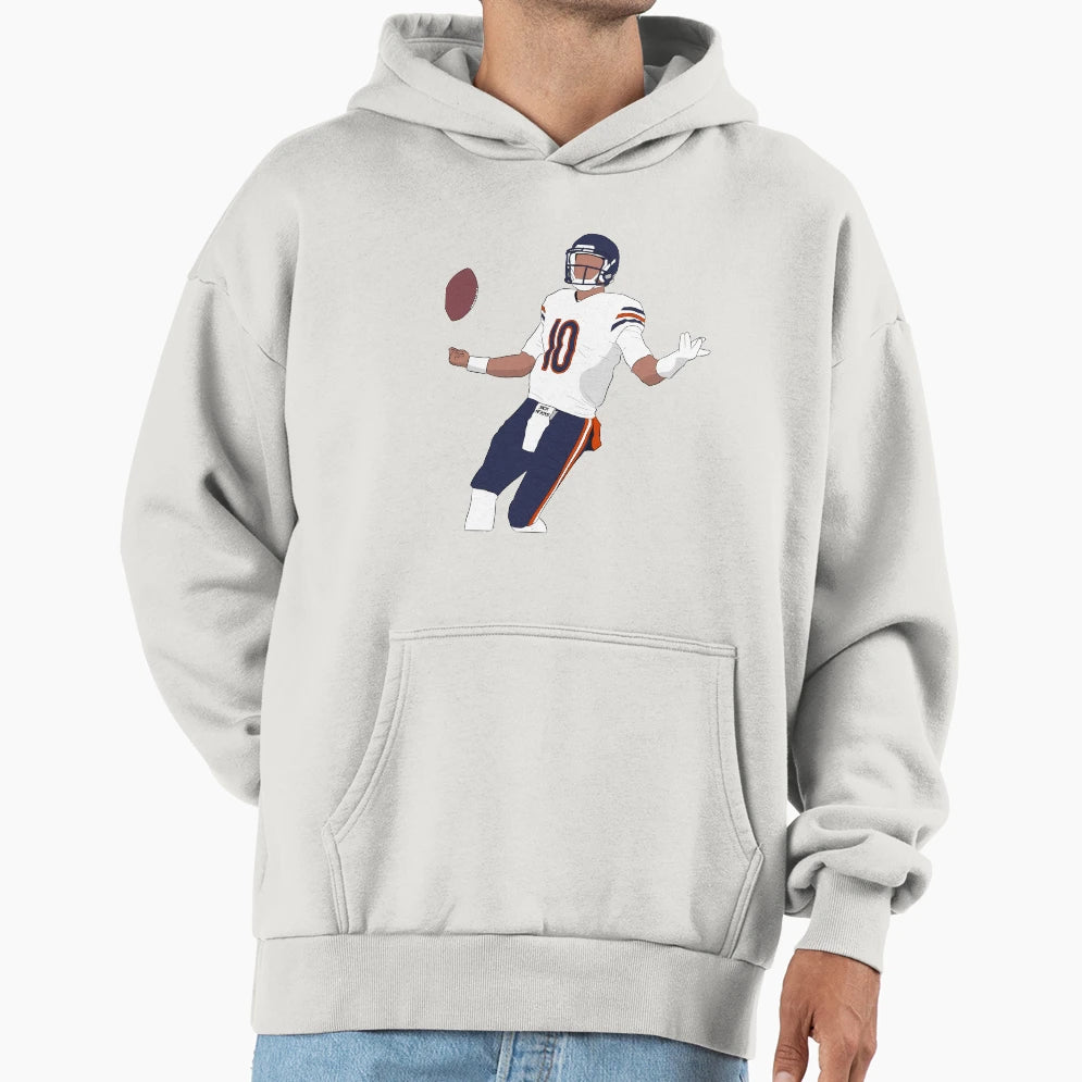 Mitch Trubisky Hoodie - Graphic Print Unisex - T-Shirt, Sweatshirt, Hoodie