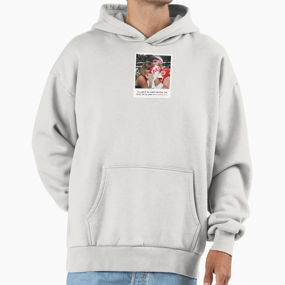 Rest World Was Black And White Hoodie - Novelty Apparel Men Women - T-Shirt, Sweatshirt, Hoodie