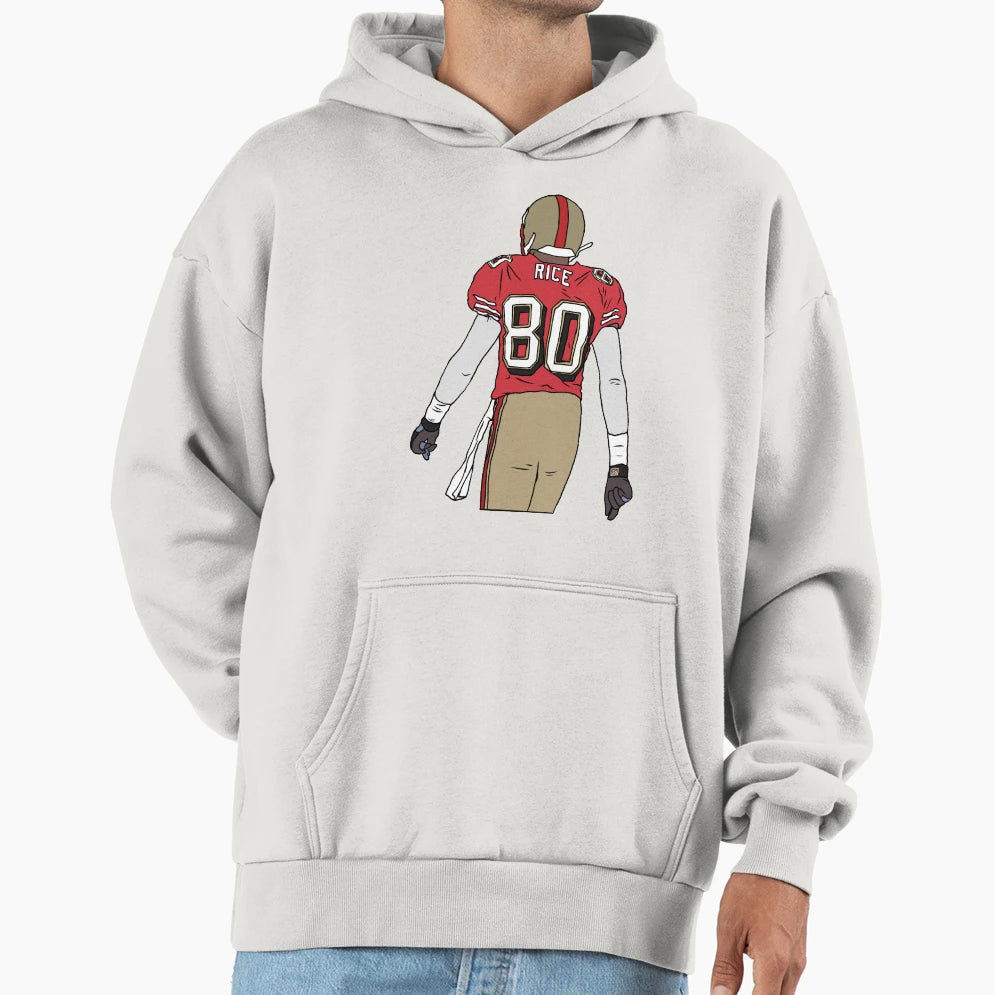 Jerry Rice Back To Hoodie - Streetwear Style Men Women - T-Shirt, Sweatshirt, Hoodie