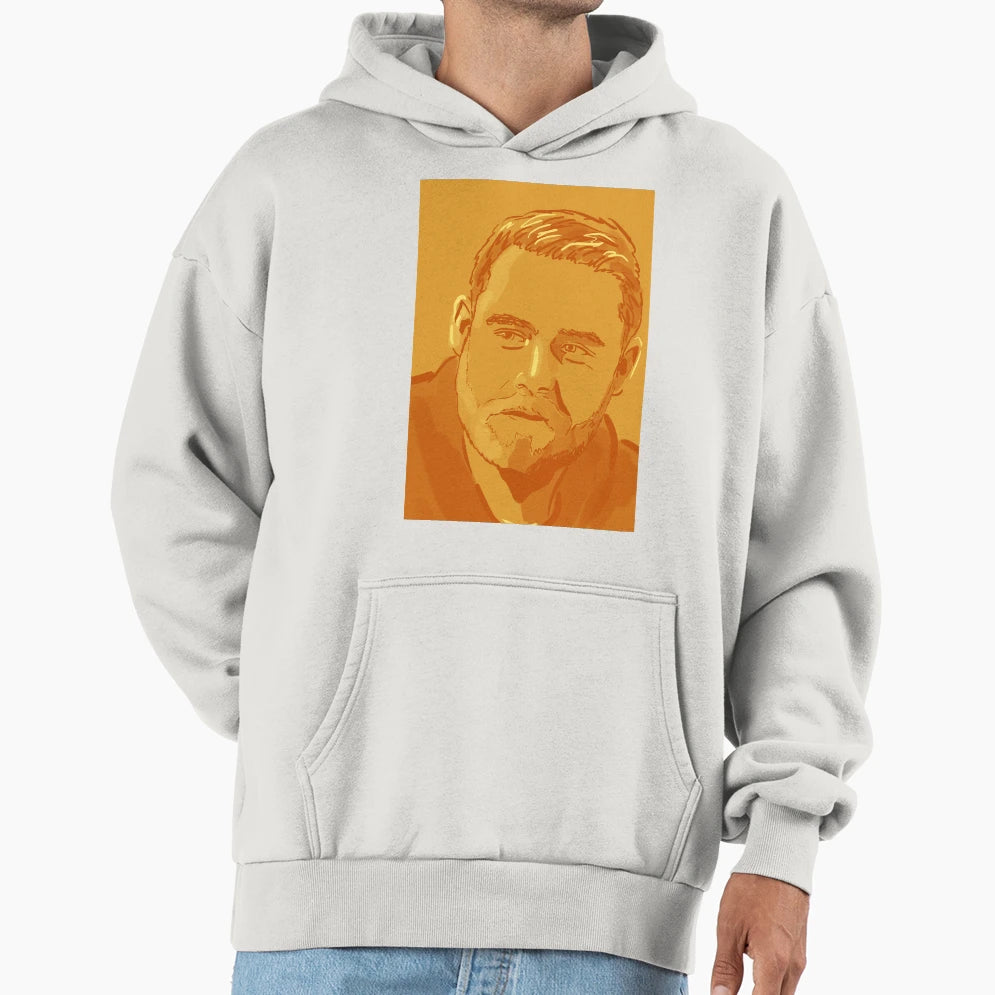 Aaron Dingle Orange Hoodie - Custom Art Print Unisex - T-Shirt, Sweatshirt, Hoodie