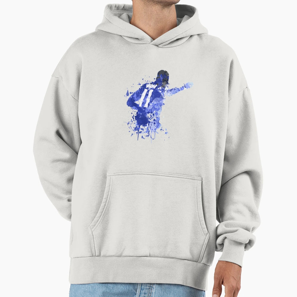Didier Drogba Chelsea Legend Art Hoodie - Graphic Print Unisex - T-Shirt, Sweatshirt, Hoodie