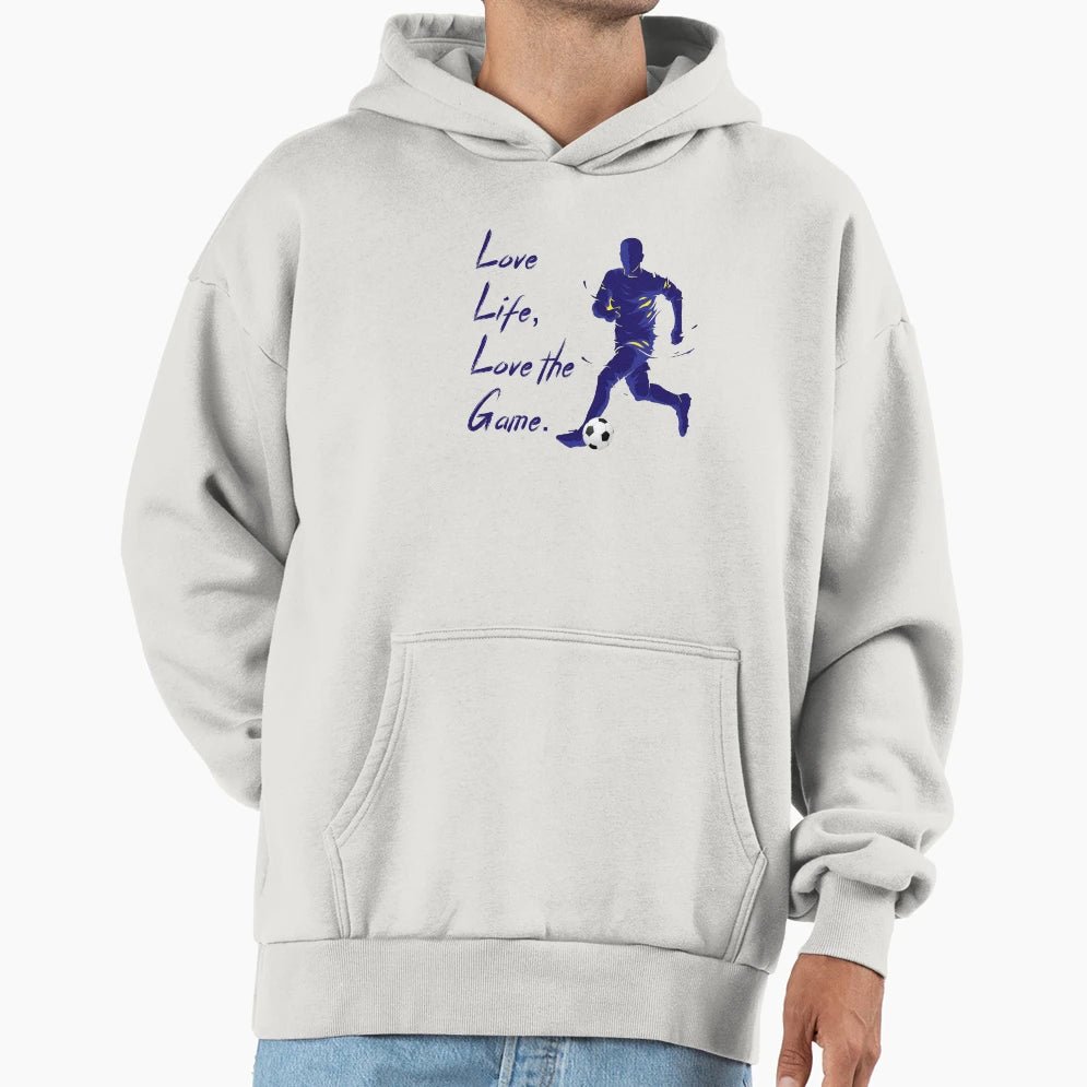 Football Soccer Love Life Love Game T-Shirt - Casual Everyday Wear Unisex - T-Shirt, Sweatshirt, Hoodie