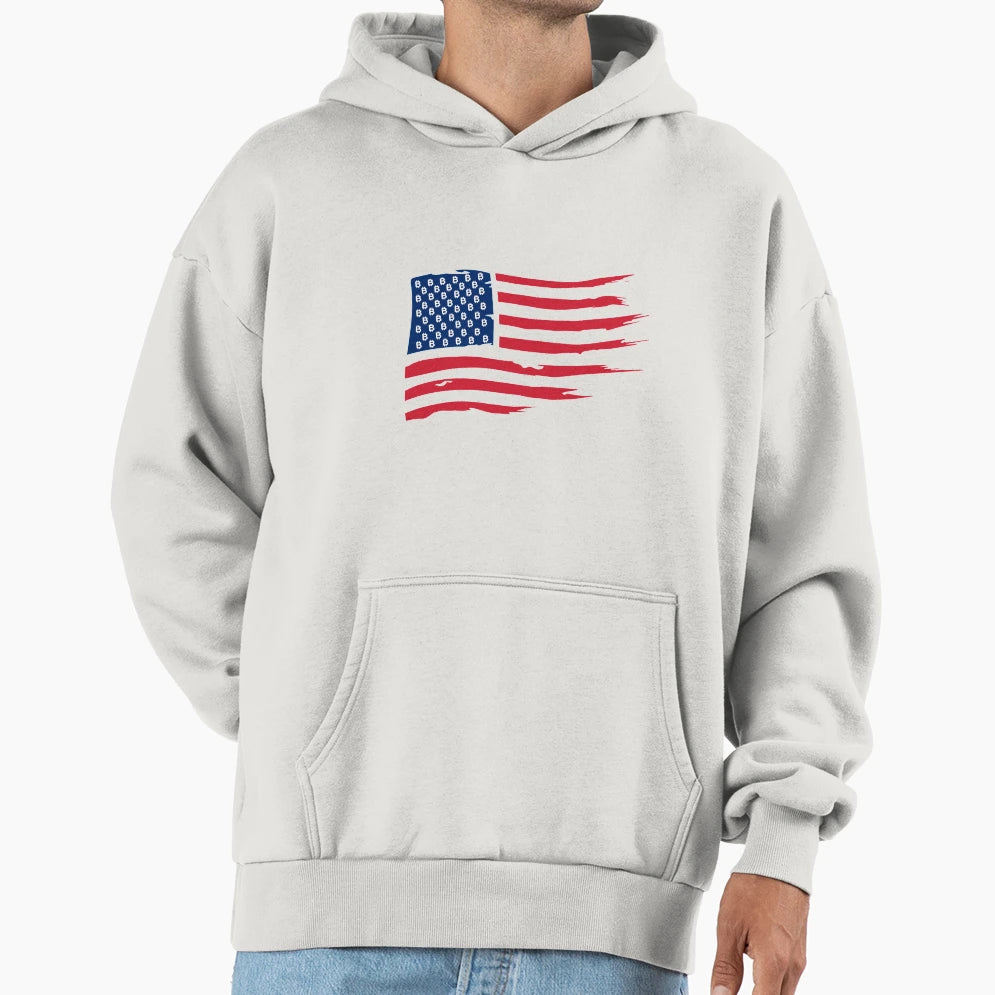 United Bitcoin America Hoodie - Aesthetic Graphic for Adults - T-Shirt, Sweatshirt, Hoodie