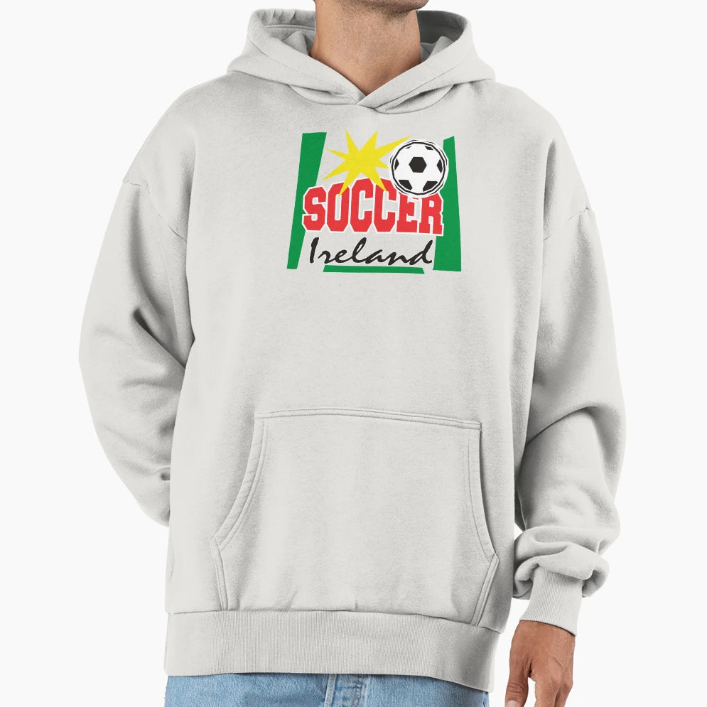 Irish Soccer Hoodie - Graphic Print for Adults - T-Shirt, Sweatshirt, Hoodie