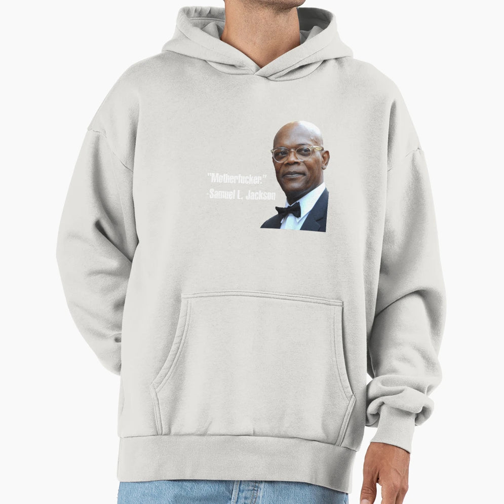 Samuel L Jackson Wise Hoodie - Trendy Graphic Men Women - T-Shirt, Sweatshirt, Hoodie