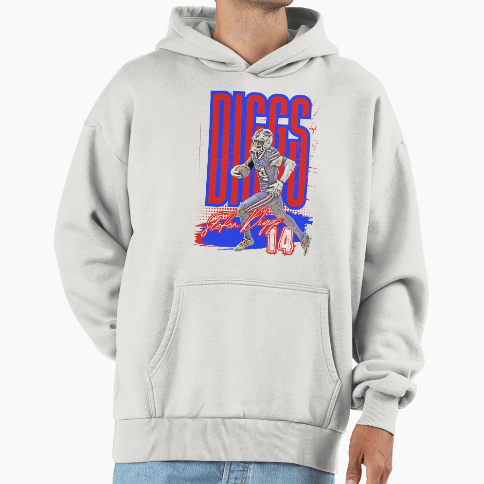 SD 14 Buffalo Bills Tribute Hoodie - Fun Novelty Design Men Women - T-Shirt, Sweatshirt, Hoodie