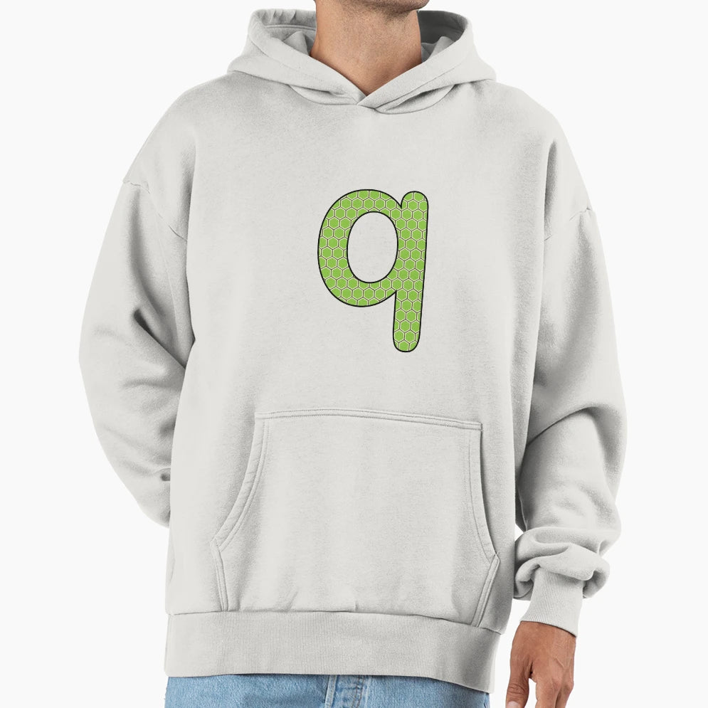 Letter Series Q Iii Hoodie - Graphic Print Unisex - T-Shirt, Sweatshirt, Hoodie