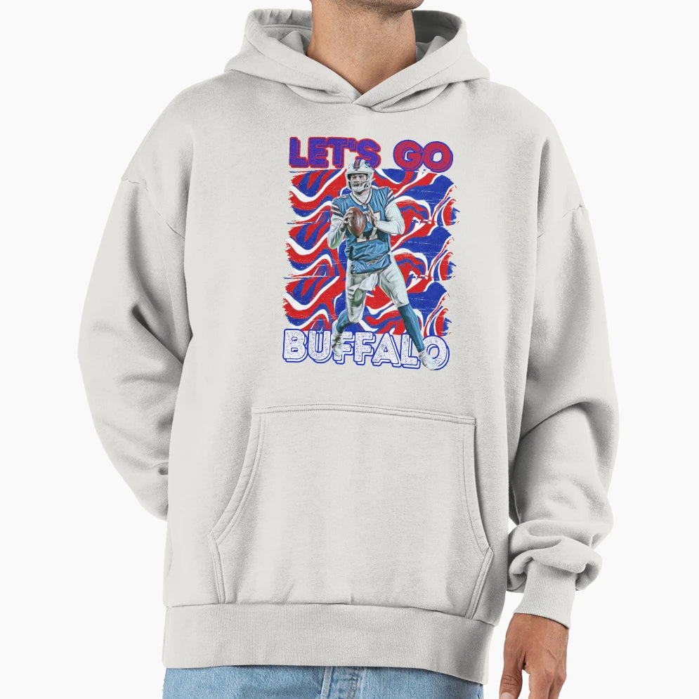 Lets Go Buffalo Hoodie - Streetwear Style for Adults - T-Shirt, Sweatshirt, Hoodie