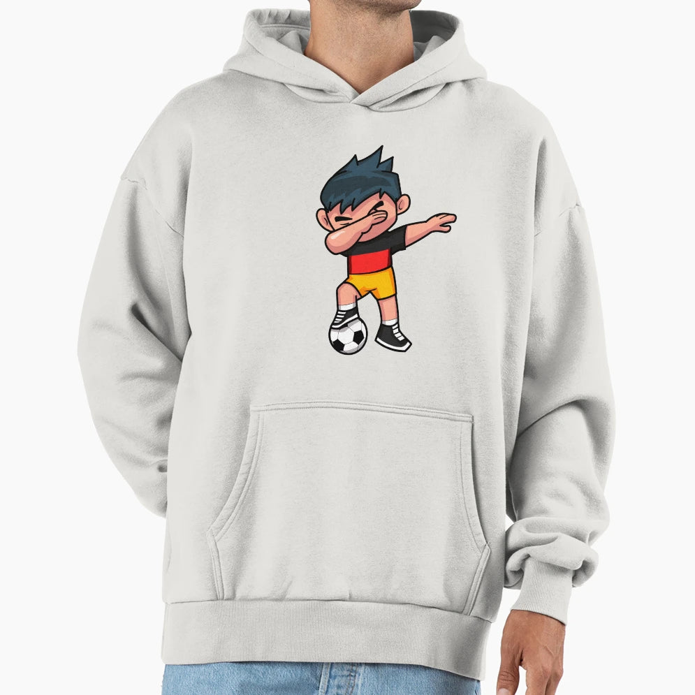 Soccer Dabbing Germany Hoodie - Fun Novelty Design for Adults - T-Shirt, Sweatshirt, Hoodie