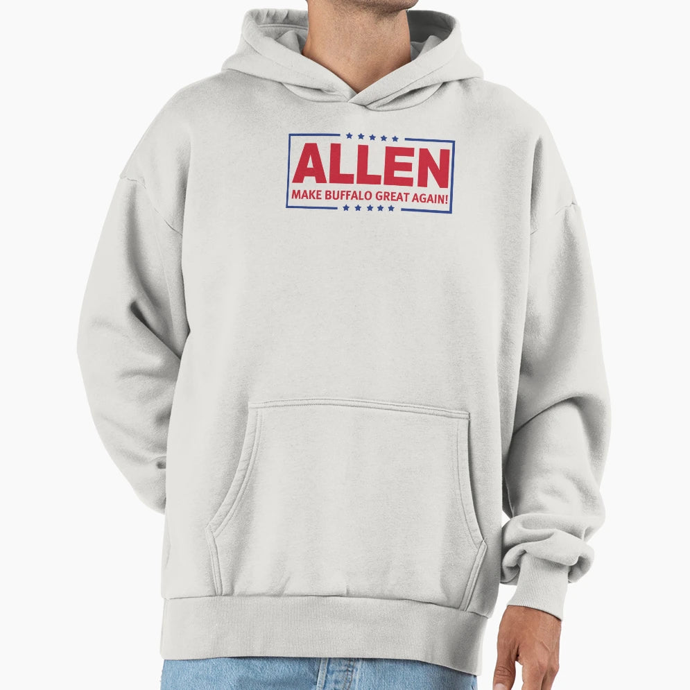 Allen Mbga Hoodie - Minimalist Print Men Women - T-Shirt, Sweatshirt, Hoodie