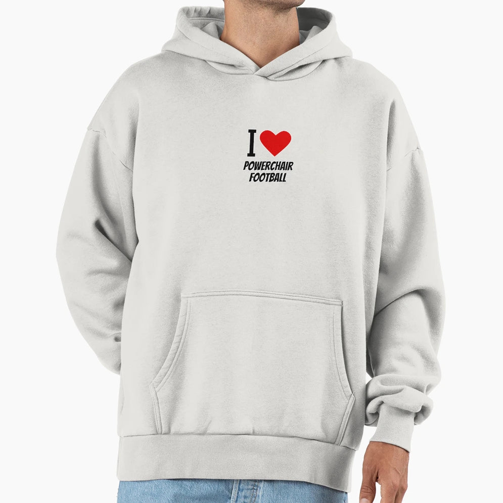 Powerchair Football Hoodie - Minimalist Print for Adults - T-Shirt, Sweatshirt, Hoodie
