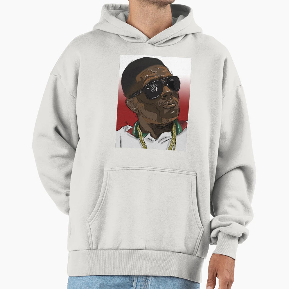 Boosie Bad Azz Hoodie - Fun Novelty Design Men Women - T-Shirt, Sweatshirt, Hoodie