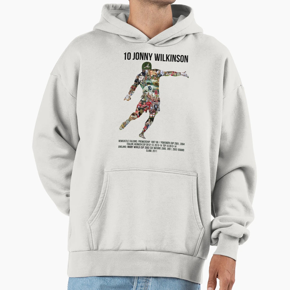 Jonny Wilkinson Tribute Hoodie - Trendy Graphic Unisex - T-Shirt, Sweatshirt, Hoodie