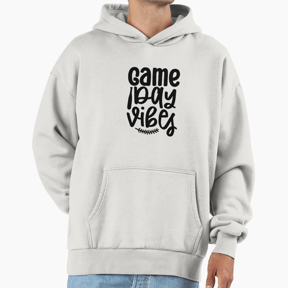 Game Day Vibes Hoodie - Fun Novelty Design Men Women - T-Shirt, Sweatshirt, Hoodie