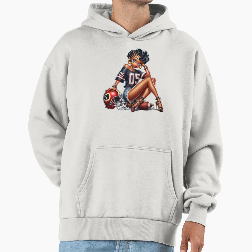 Betty B Glam Game Hoodie - Custom Art Print for Adults - T-Shirt, Sweatshirt, Hoodie