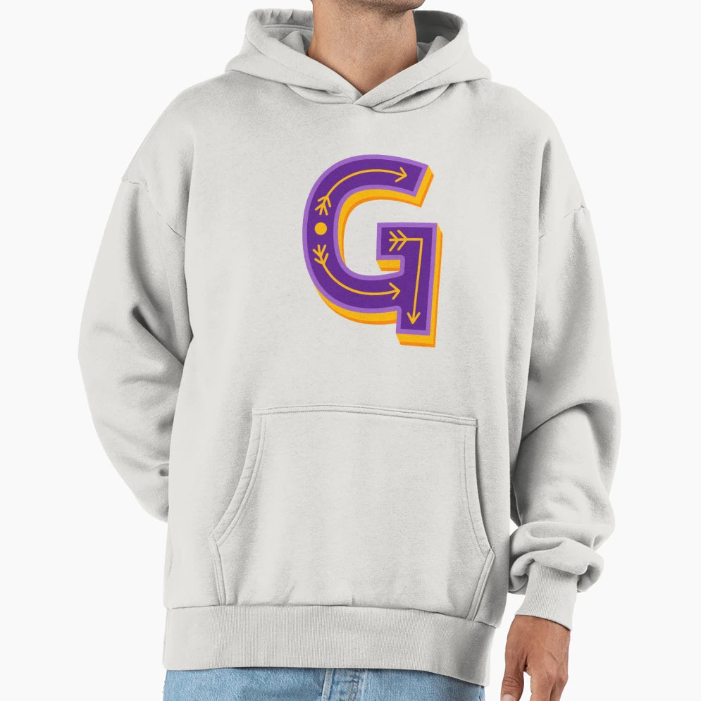 Letter G Hoodie - Novelty Apparel Unisex - T-Shirt, Sweatshirt, Hoodie