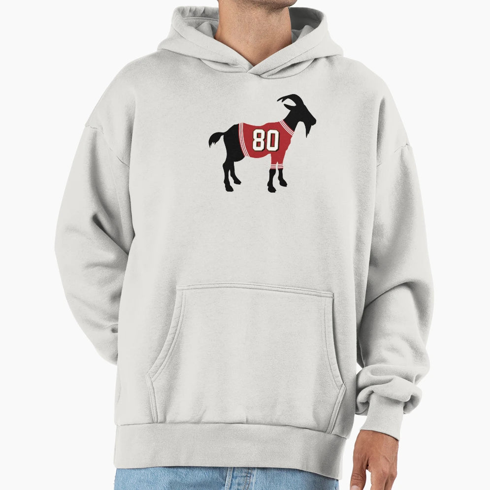 Jerry Rice Goat Hoodie - Novelty Apparel Men Women - T-Shirt, Sweatshirt, Hoodie