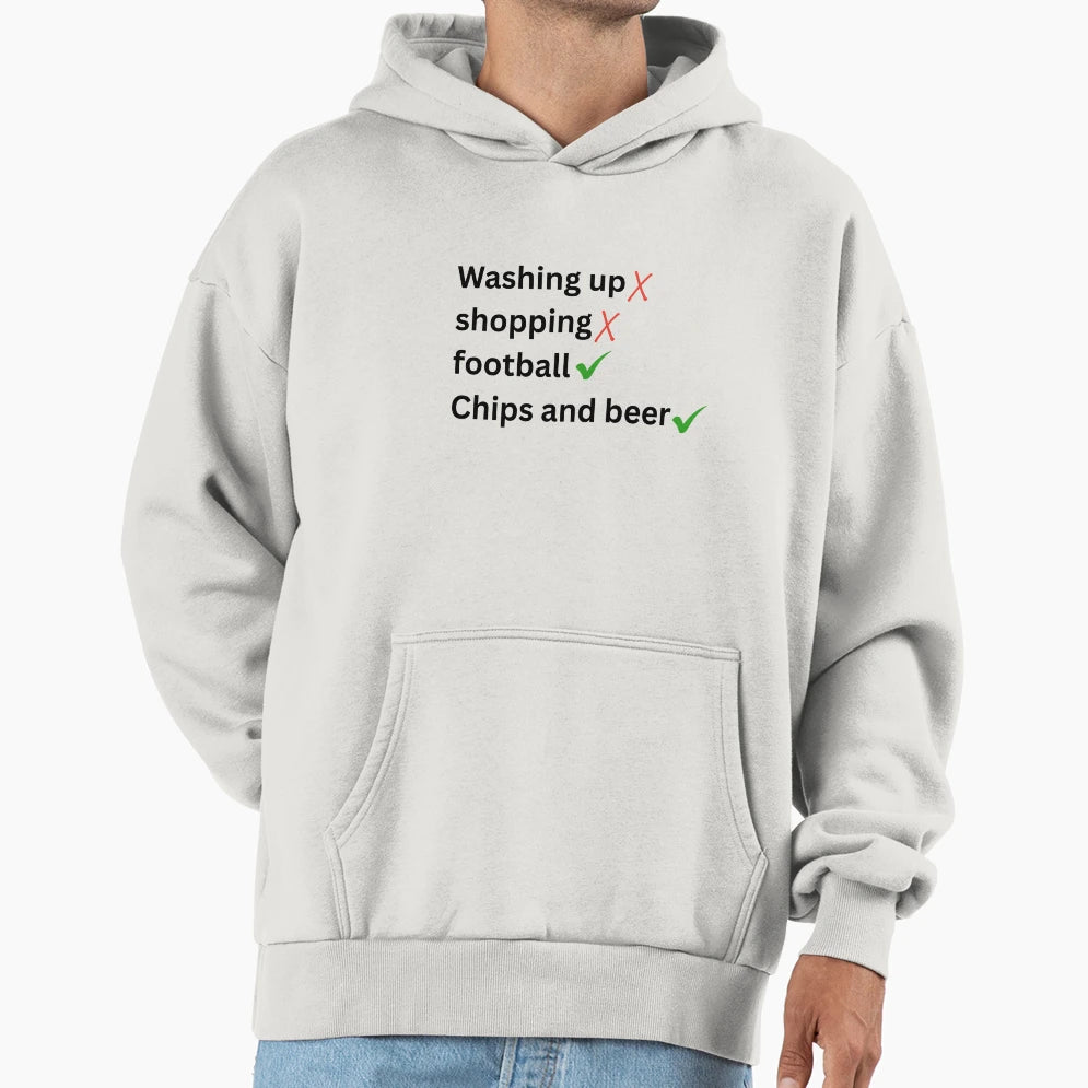 Chips And Beer Hoodie - Aesthetic Graphic Men Women - T-Shirt, Sweatshirt, Hoodie