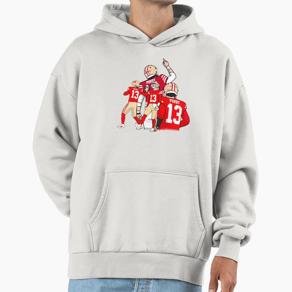 Future Is Purdy Hoodie - Novelty Apparel Unisex - T-Shirt, Sweatshirt, Hoodie