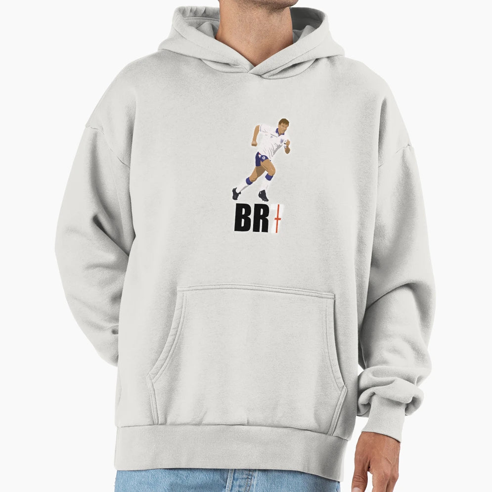 Bryan Robson England Hoodie - Custom Art Print for Adults - T-Shirt, Sweatshirt, Hoodie