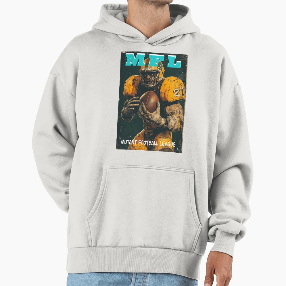 Mutant Football League Hoodie - Trendy Graphic Unisex - T-Shirt, Sweatshirt, Hoodie