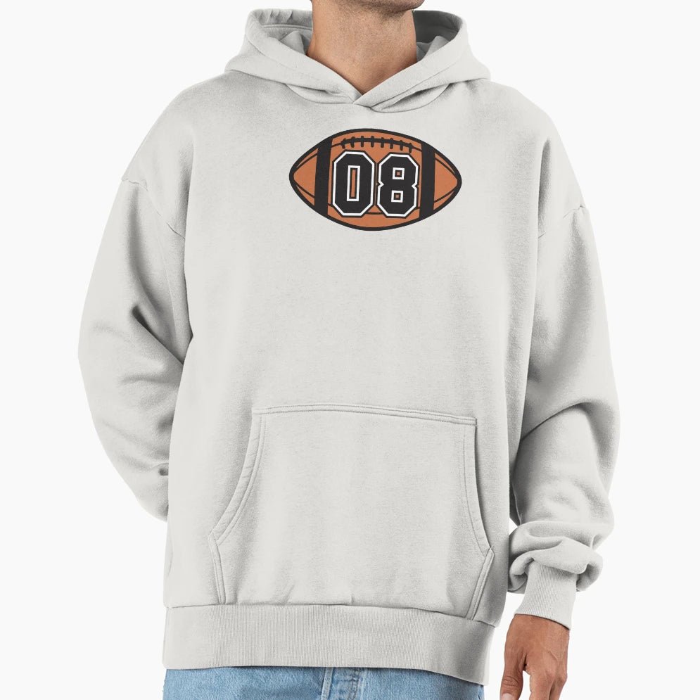 Football 08 Hoodie - Custom Art Print for Adults - T-Shirt, Sweatshirt, Hoodie