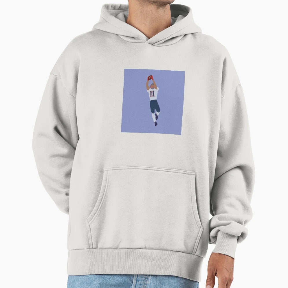 Patriots Edelman Catch Hoodie - Casual Everyday Wear for Adults - T-Shirt, Sweatshirt, Hoodie