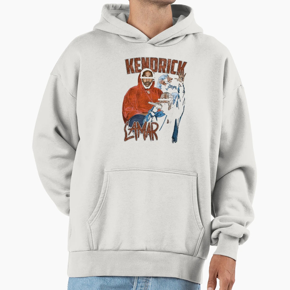 Kendrick 90S Hoodie - Casual Everyday Wear Men Women - T-Shirt, Sweatshirt, Hoodie