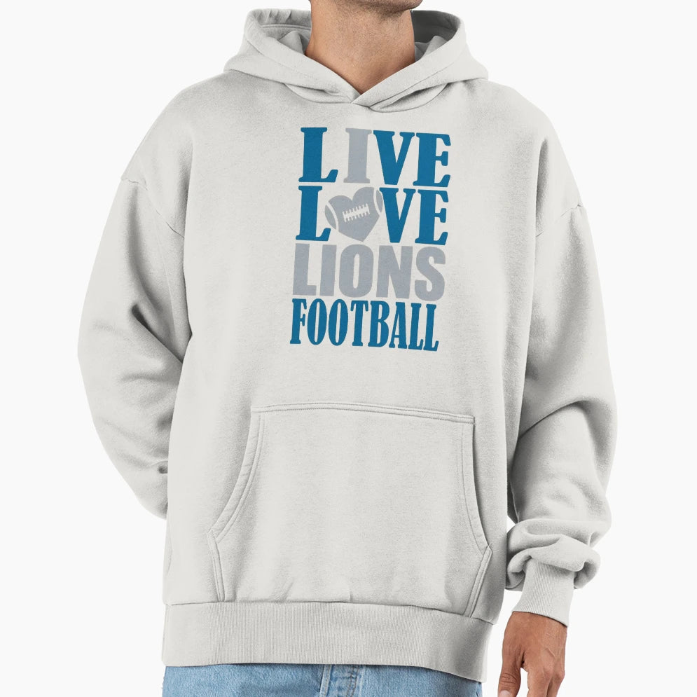 Football Detroit Lions Hoodie - Unique Graphic Men Women - T-Shirt, Sweatshirt, Hoodie