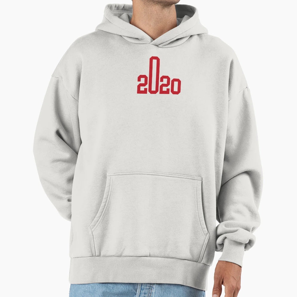 2020 Logo Middle Finger Hoodie - Unique Graphic Men Women - T-Shirt, Sweatshirt, Hoodie