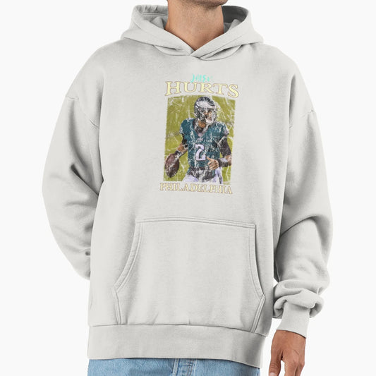 1 Football Player Sports Touchdown Hoodie - Novelty Apparel Men Women - T-Shirt, Sweatshirt, Hoodie