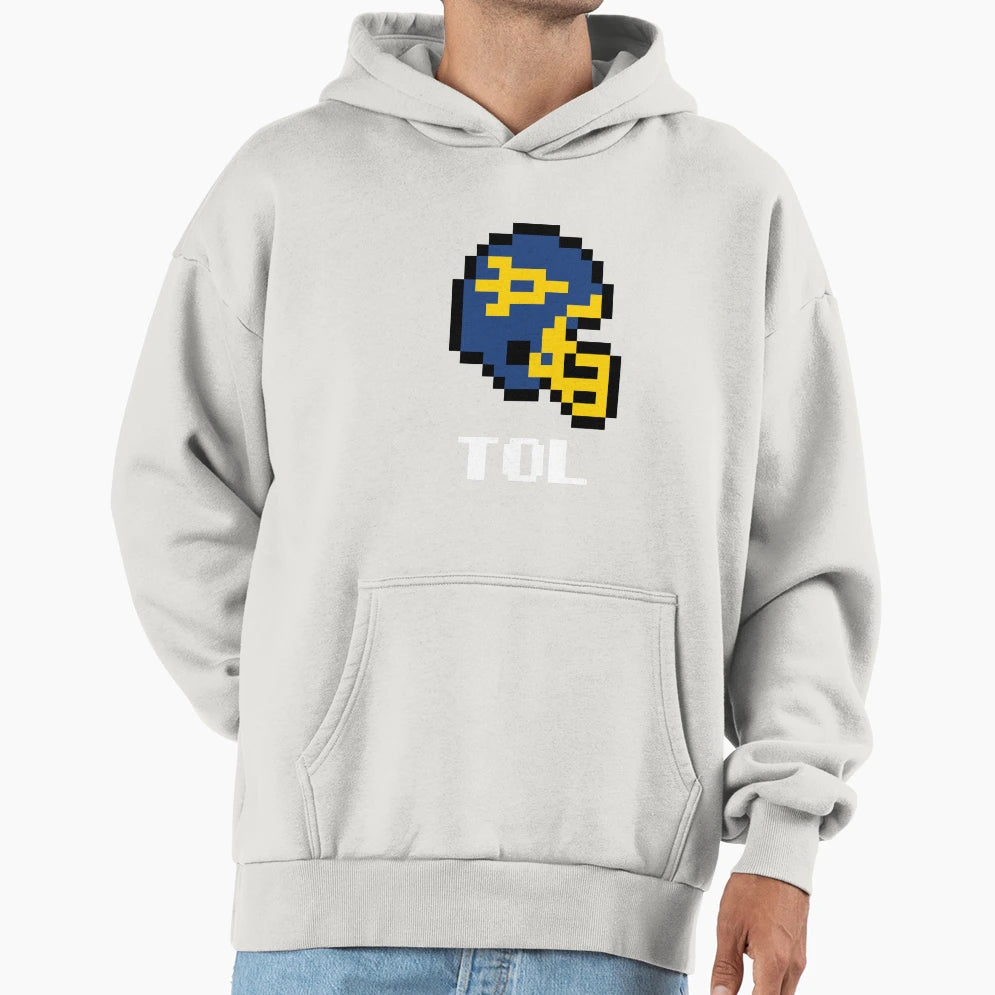 Toledo Rockets Tecmo Super Bowl Football Hoodie - Unique Graphic Unisex - T-Shirt, Sweatshirt, Hoodie