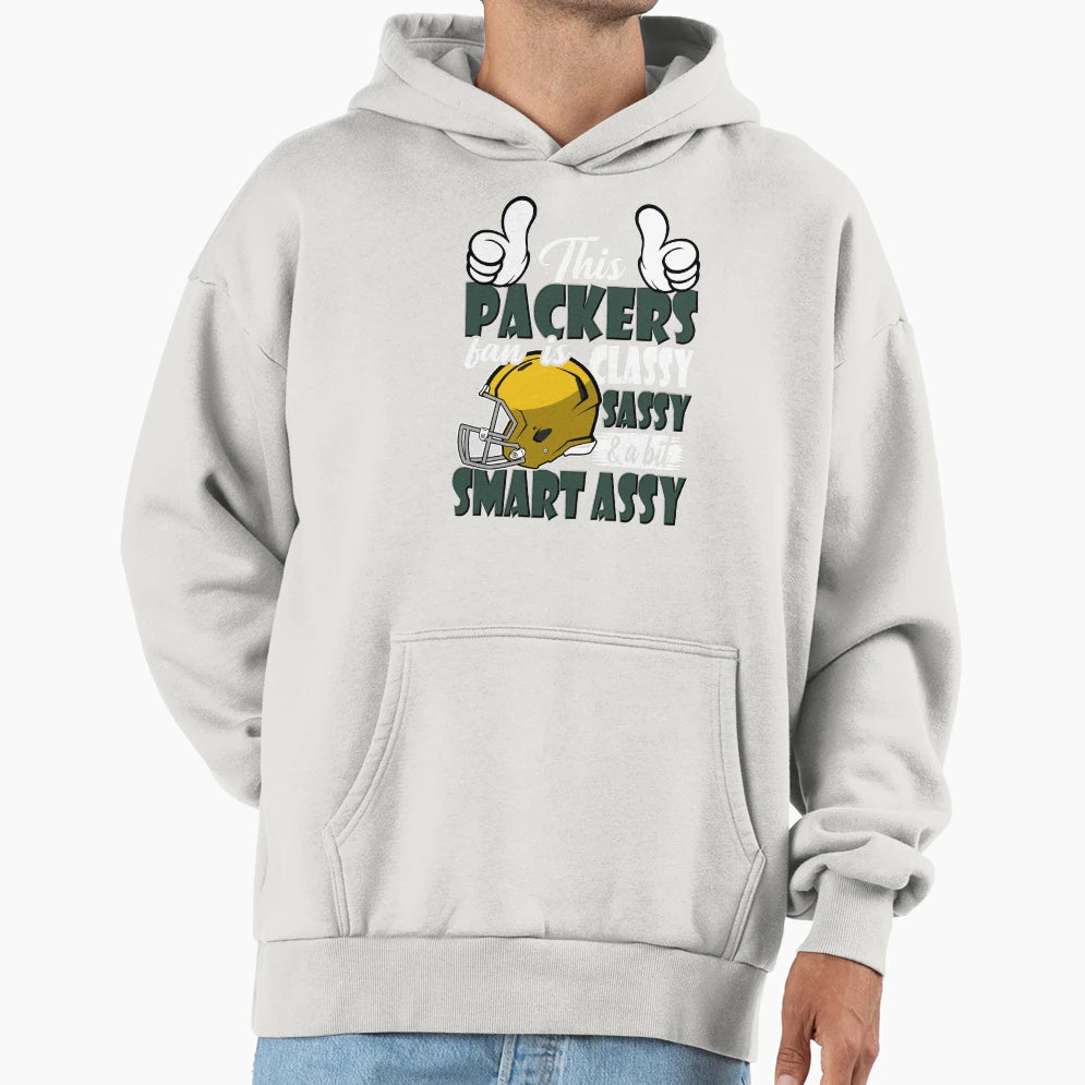 This Football Fan Is Classy Sassy And Hoodie - Aesthetic Graphic Unisex - T-Shirt, Sweatshirt, Hoodie