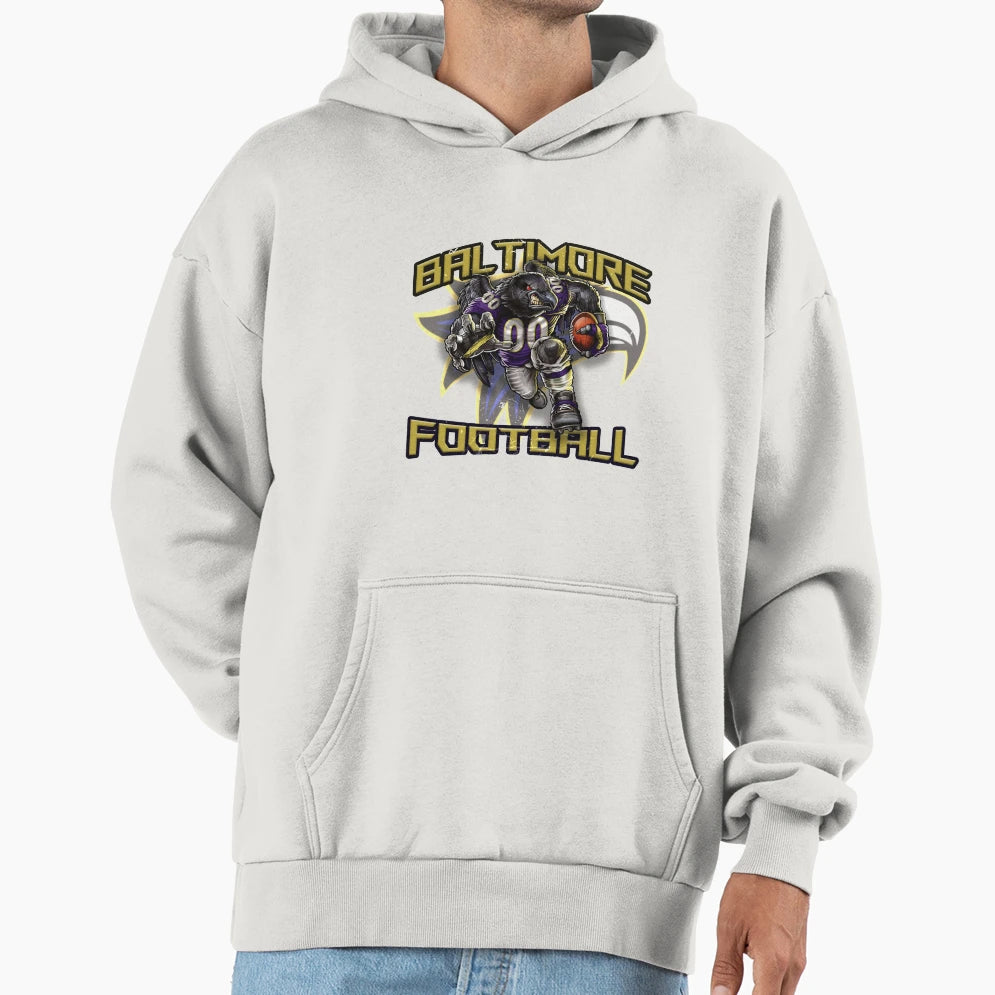 Baltimore Football Hoodie - Trendy Graphic Men Women - T-Shirt, Sweatshirt, Hoodie