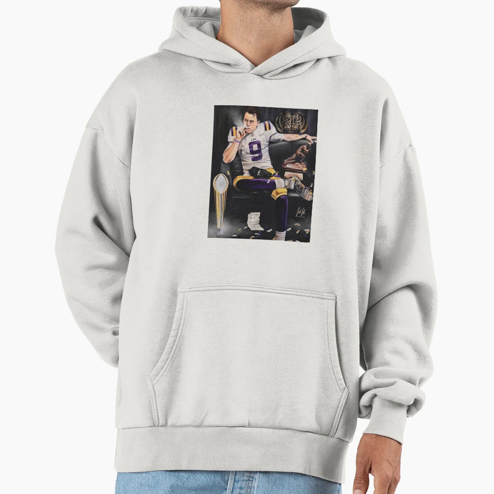JB Smoking Cigar Painting T Nbsp Nbsp Hoodie - Minimalist Print Men Women - T-Shirt, Sweatshirt, Hoodie