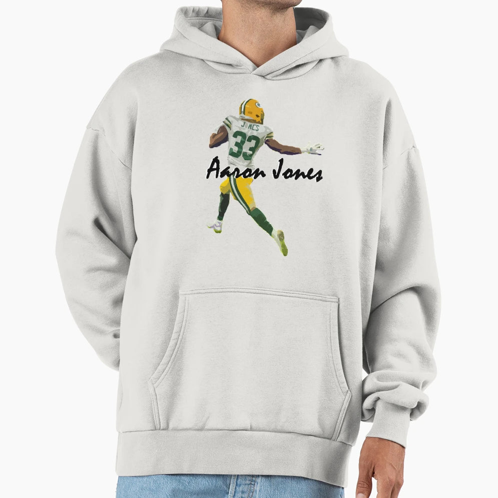 Aaron Jones Hoodie - Trendy Graphic Men Women - T-Shirt, Sweatshirt, Hoodie