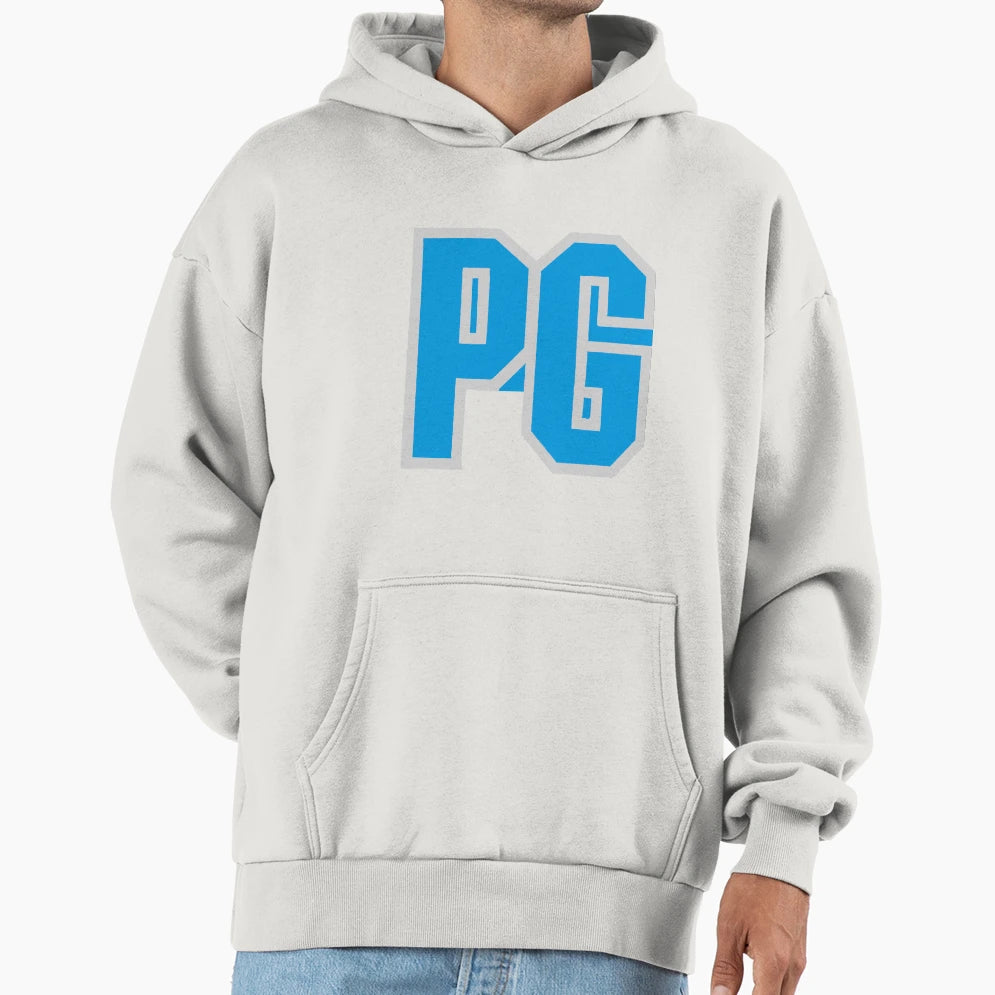 Pg Detail White Hoodie - Trendy Graphic Unisex - T-Shirt, Sweatshirt, Hoodie